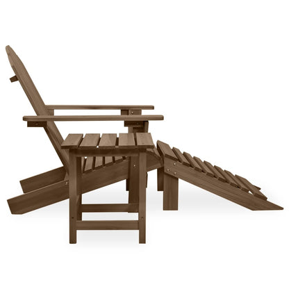 Tuinstoel Aaldert - met tafel - bruin