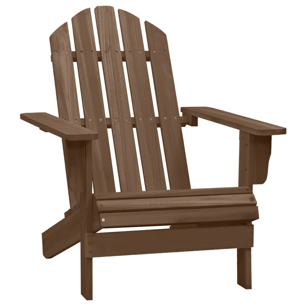 Tuinstoel Aaldert - met tafel - bruin