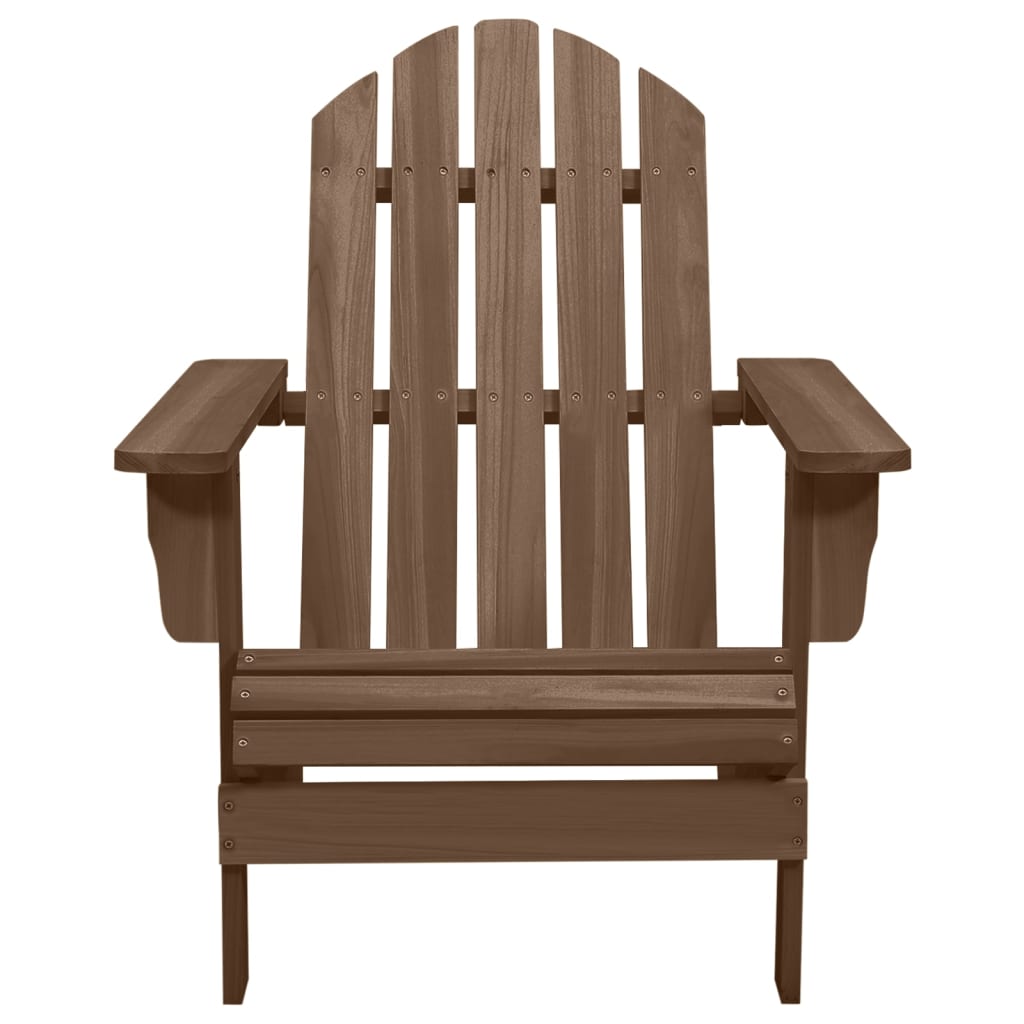Tuinstoel Aaldert - met tafel - bruin