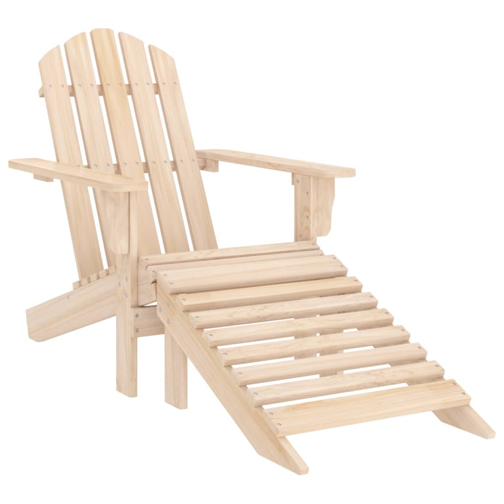 Tuinstoel Aaldert - met tafel - naturel