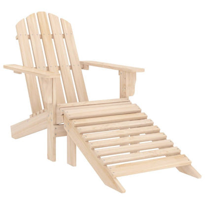 Tuinstoel Aaldert - met tafel - naturel