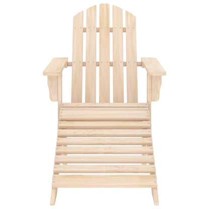 Tuinstoel Aaldert - met tafel - naturel