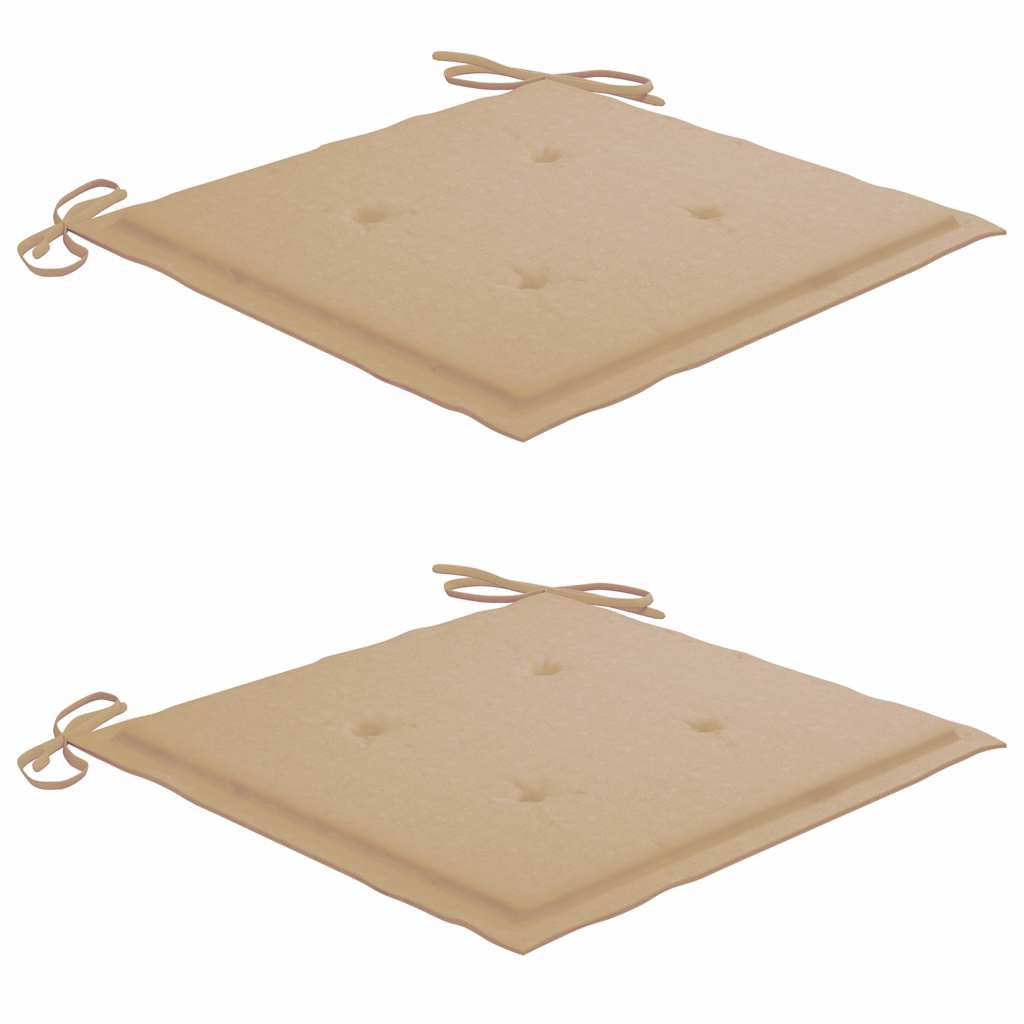 Tuinstoel Hanneke - 2 stuks -met kussens - beige