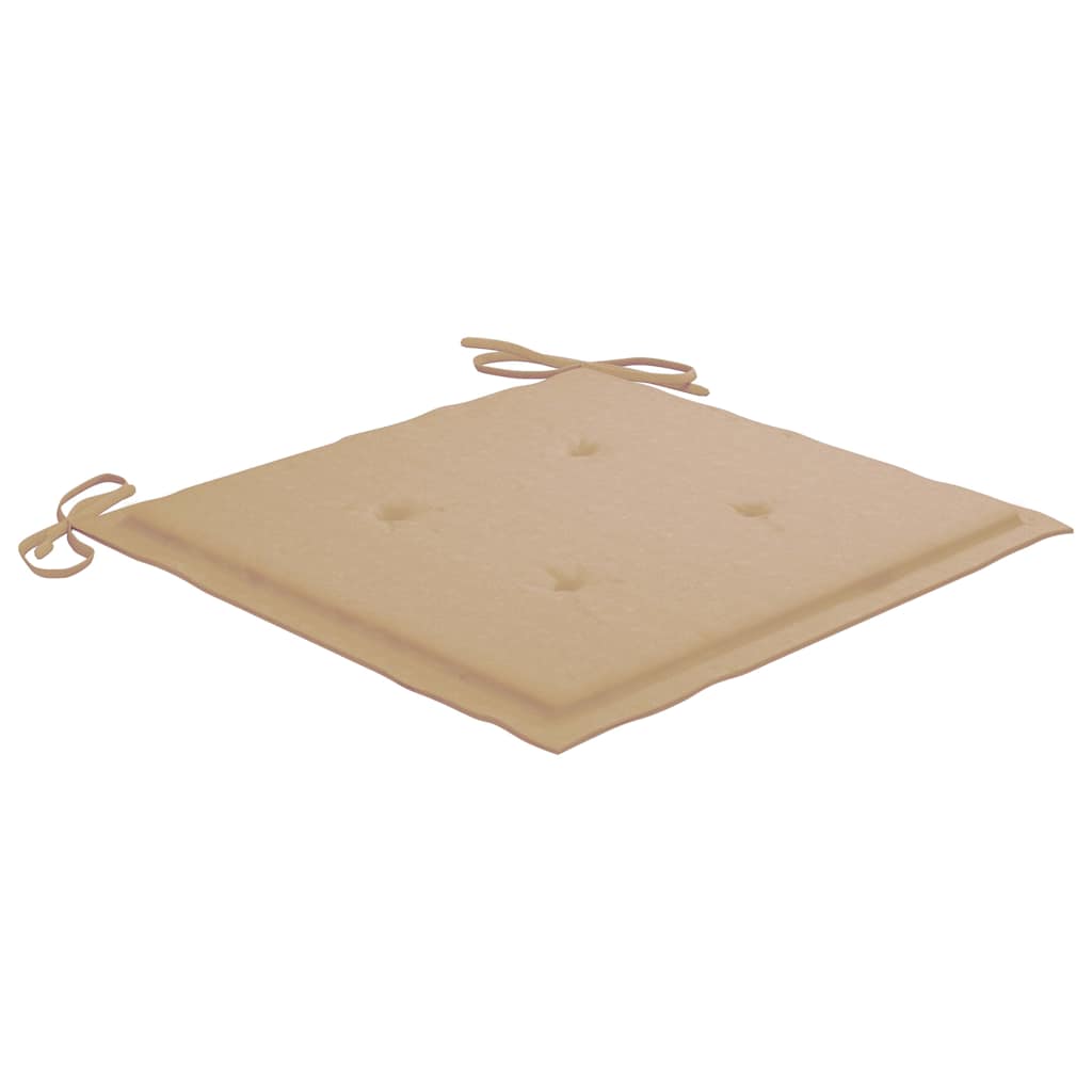 Tuinstoel Hanneke - 2 stuks -met kussens - beige