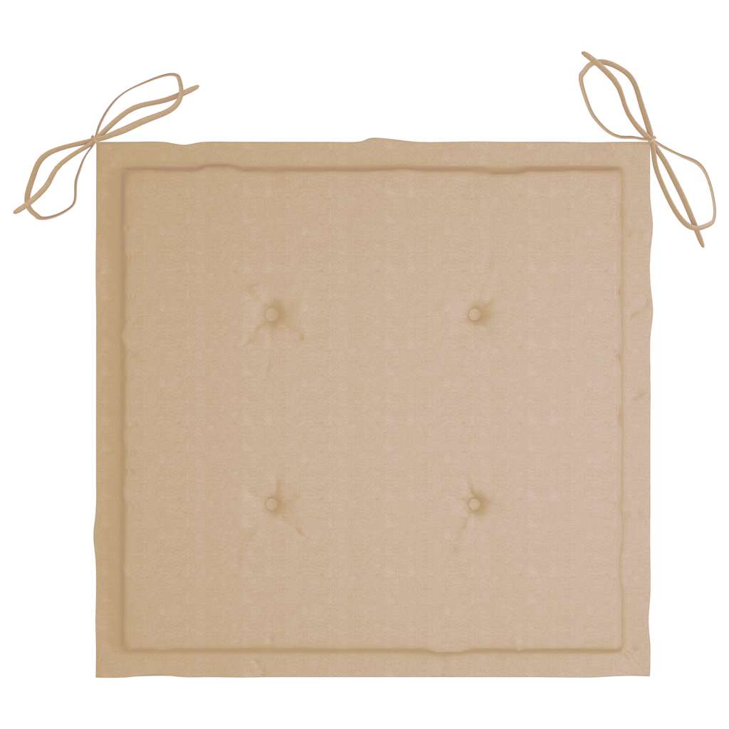 Tuinstoel Hanneke - 2 stuks -met kussens - beige