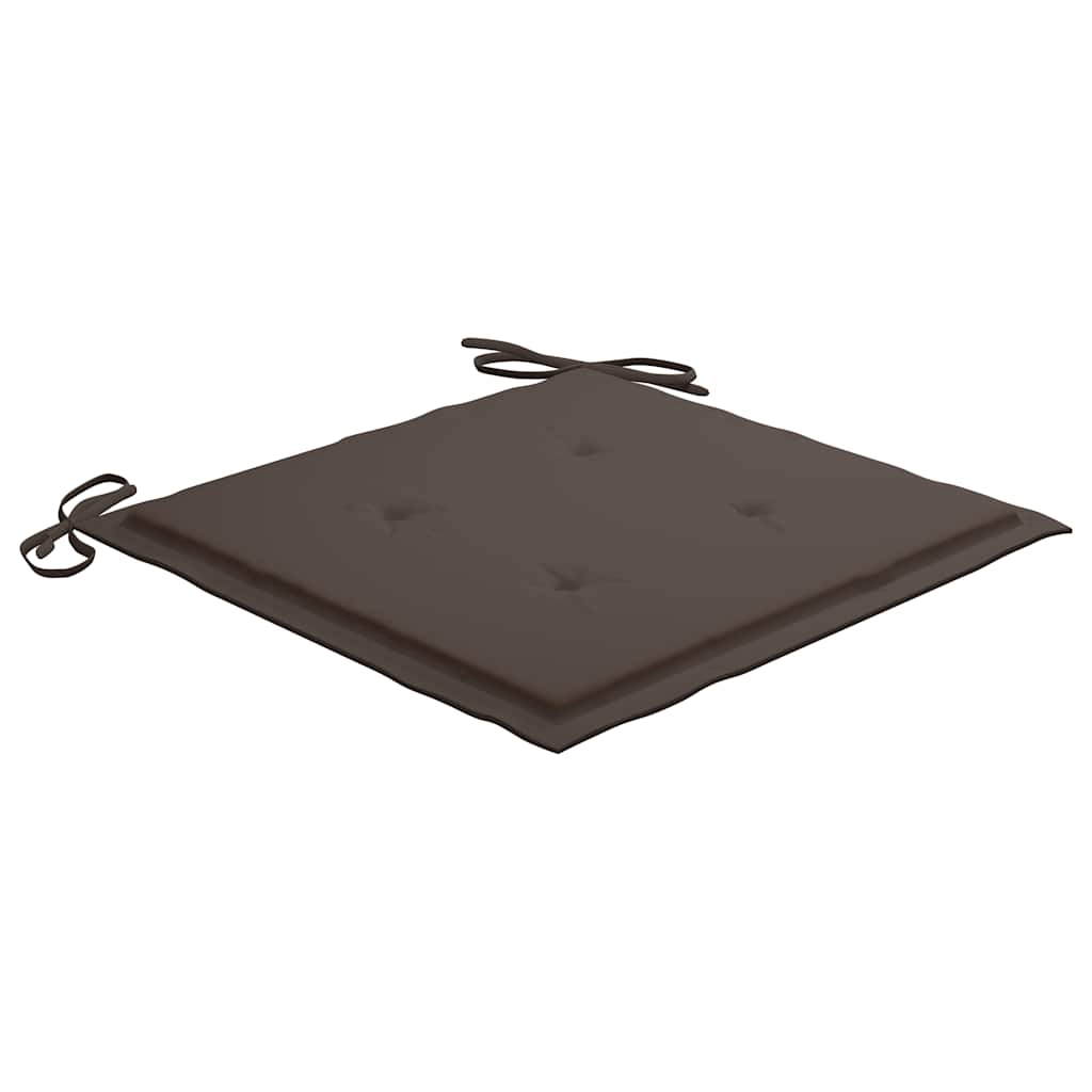 Tuinstoel Hanneke - 2 stuks -met kussens - taupe