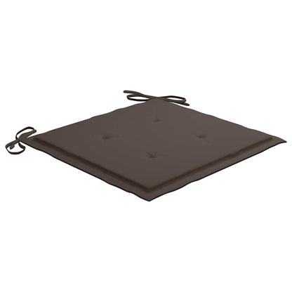 Tuinstoel Hanneke - 2 stuks -met kussens - taupe