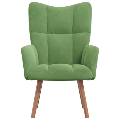 Fauteuil Freek - fluweel - lichtgroen
