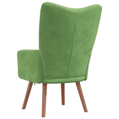 Fauteuil Freek - fluweel - lichtgroen