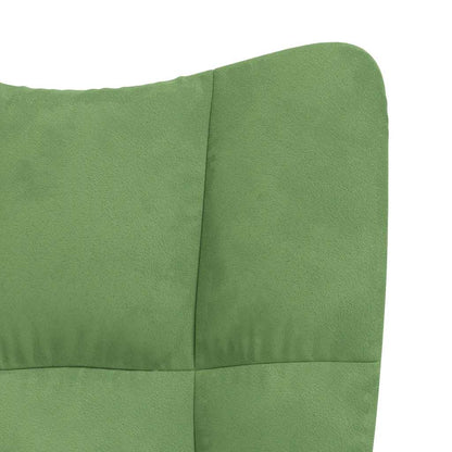 Fauteuil Freek - fluweel - lichtgroen