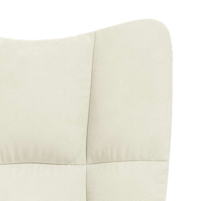 Fauteuil Freek - fluweel - wit