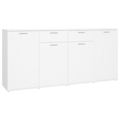 Dressoir Matthias - bewerkt hout - wit