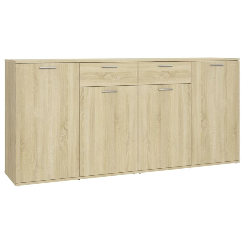 Dressoir Matthias - bewerkt hout - sonoma eiken – extra afbeelding