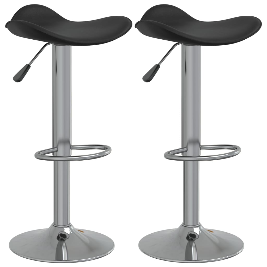Barstoel Mette - 2 stuks - verstelbaar - zwart