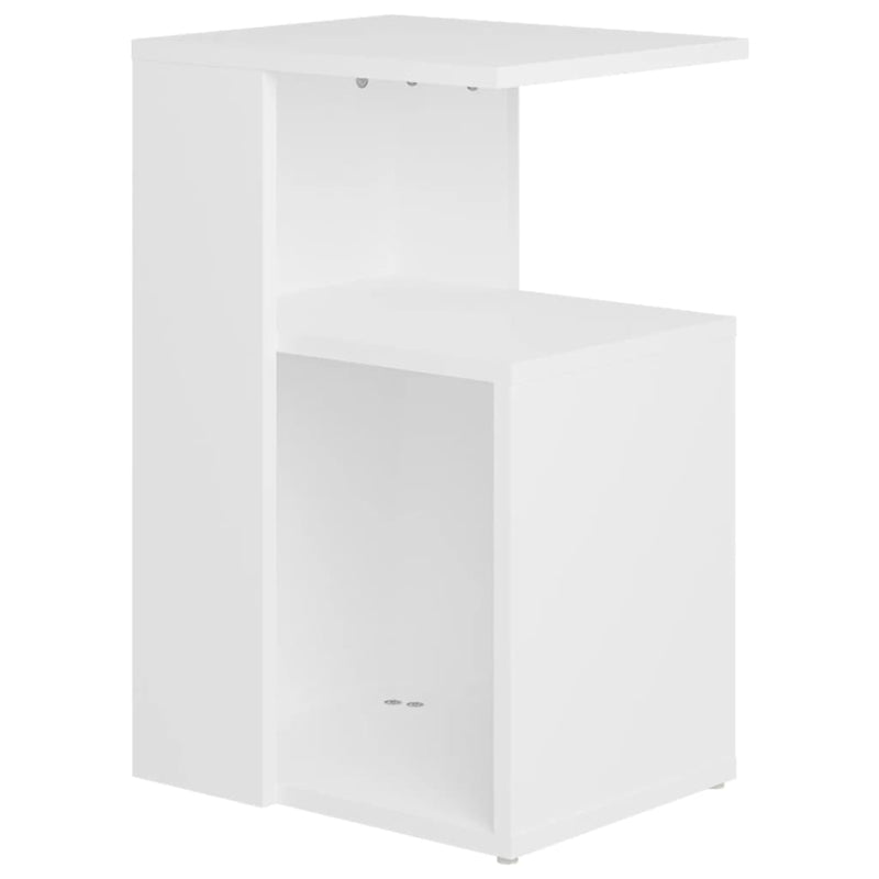 Bijzettafel Wesley - 36x30x56 cm - wit – extra afbeelding