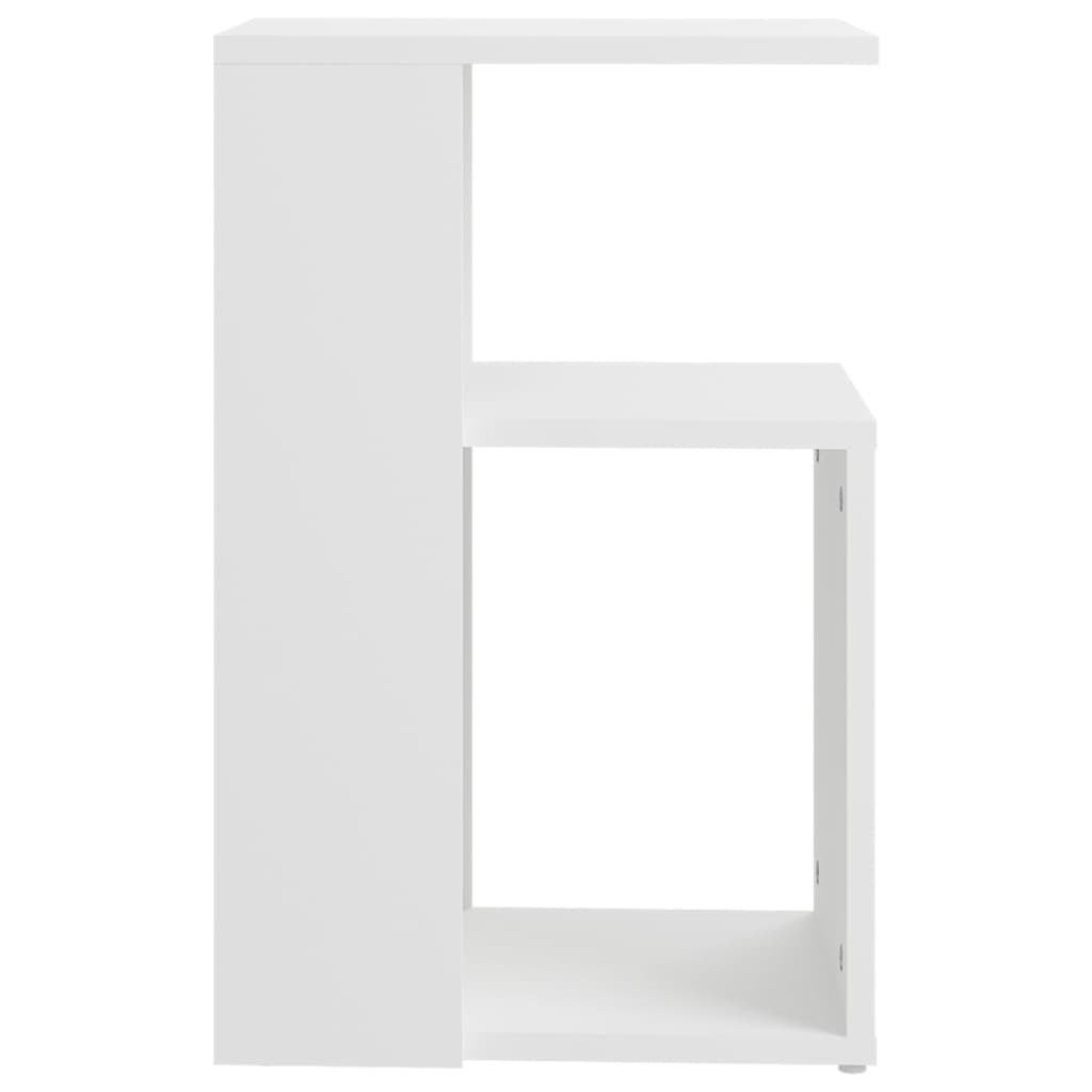 Bijzettafel Wesley - 36x30x56 cm - wit