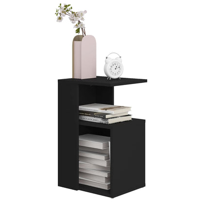 Bijzettafel Wesley - 36x30x56 cm - zwart