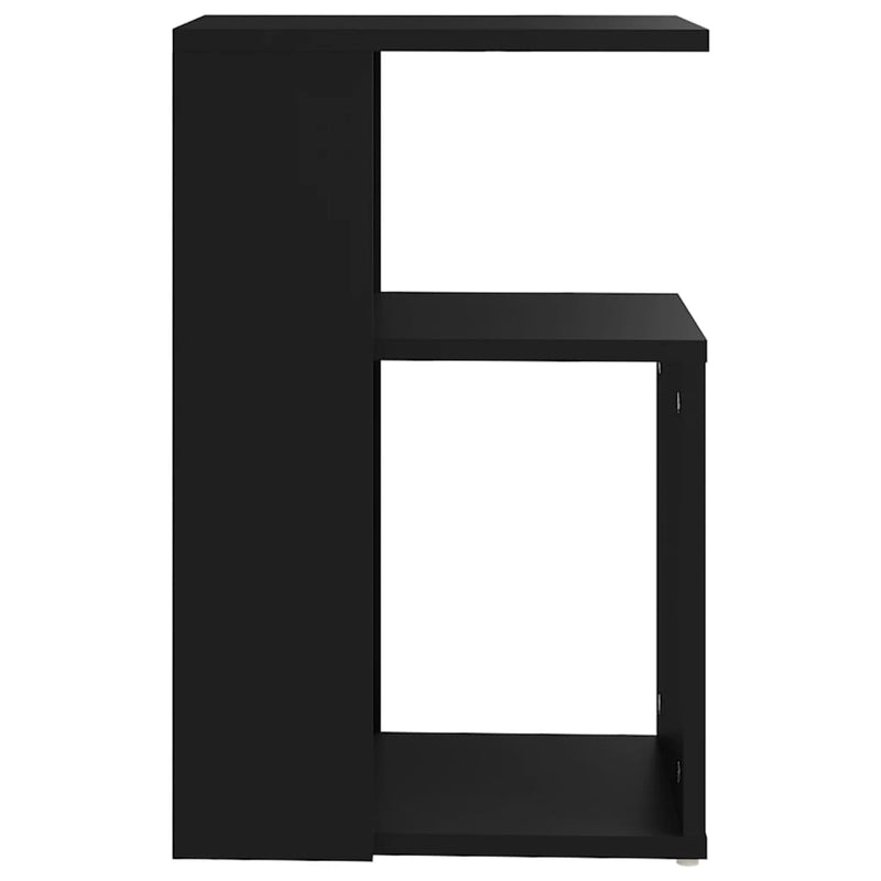 Bijzettafel Wesley - 36x30x56 cm - zwart