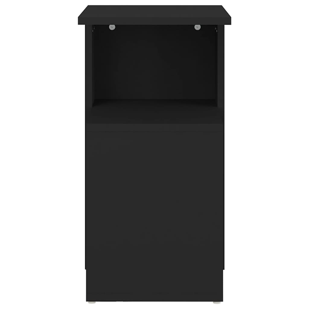 Bijzettafel Wesley - 36x30x56 cm - zwart