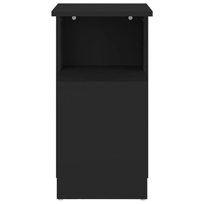 Bijzettafel Wesley - 36x30x56 cm - zwart