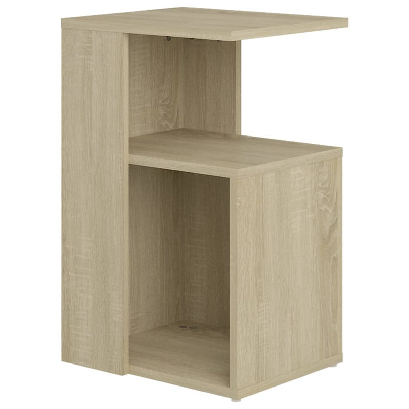Bijzettafel Wesley - 36x30x56 cm - sonoma eiken – extra afbeelding