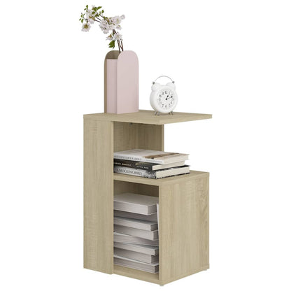 Bijzettafel Wesley - 36x30x56 cm - sonoma eiken
