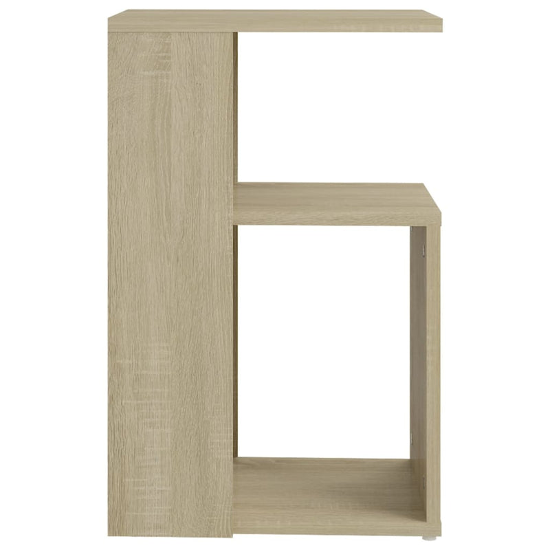 Bijzettafel Wesley - 36x30x56 cm - sonoma eiken