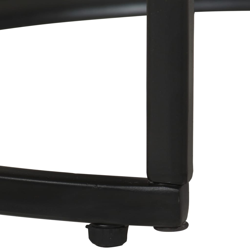Salontafel Kees - 40x34 cm - 2-delig - ruw mangohout