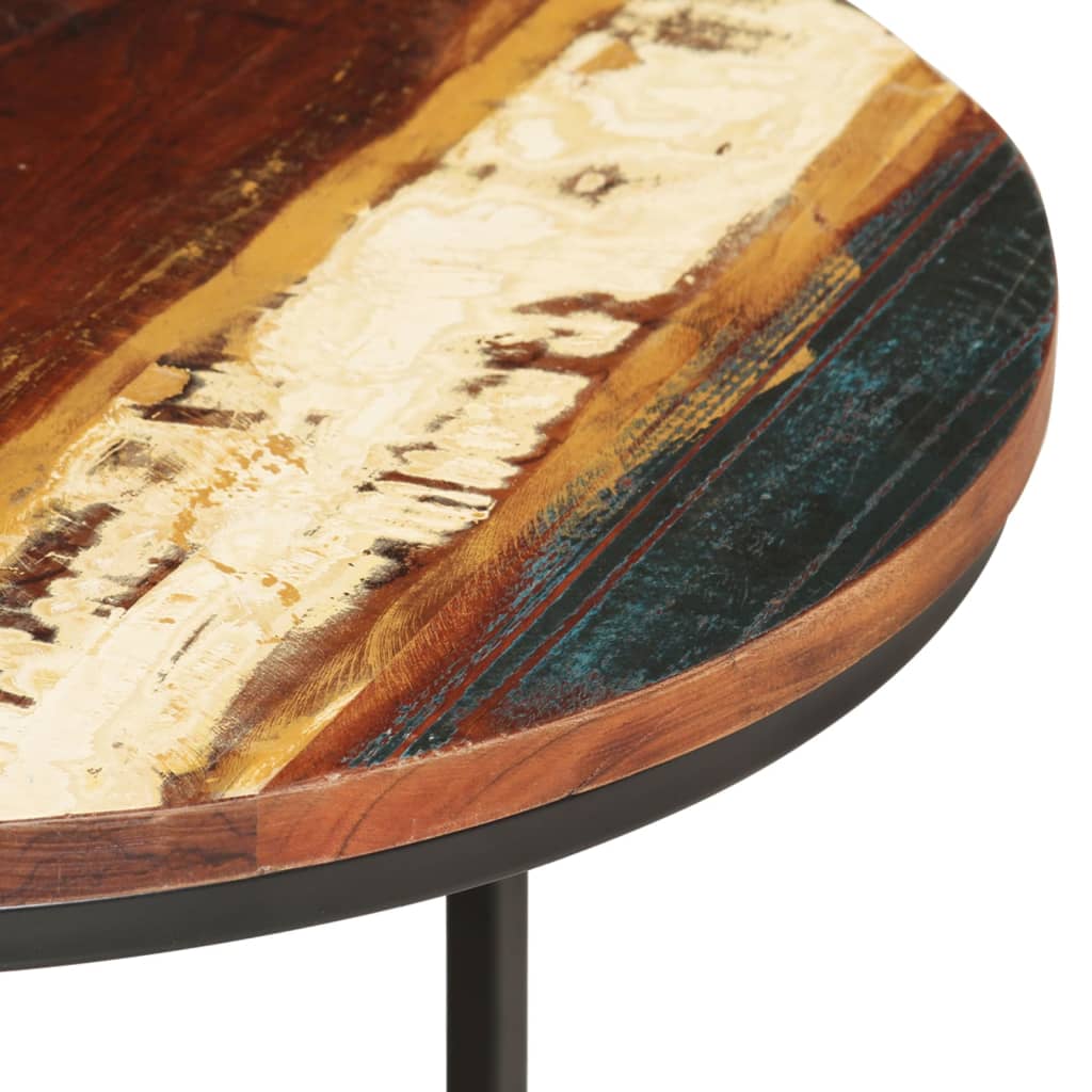 Salontafel Kees - 40x34 cm - 2-delig - massief gerecycled hout