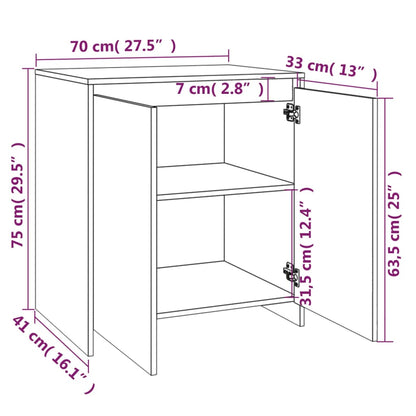 Dressoir Douwe - 2-delig - sonoma eiken
