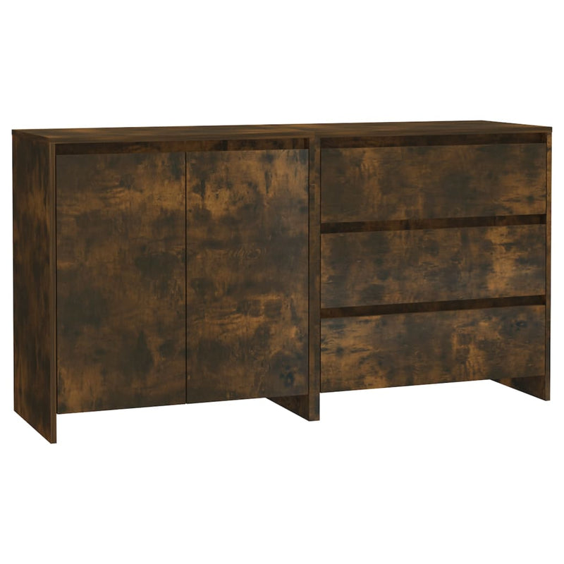 Dressoir Douwe - 2-delig - gerookt eiken – extra afbeelding