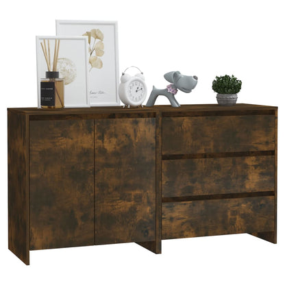 Dressoir Douwe - 2-delig - gerookt eiken