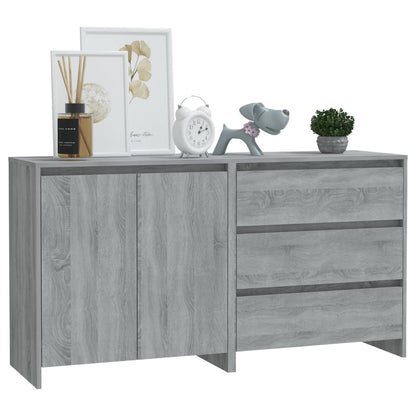 Dressoir Douwe - 2-delig - grijs sonoma