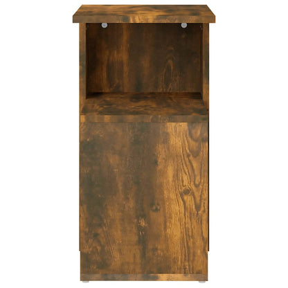 Bijzettafel Wesley - 36x30x56 cm - gerookt eiken