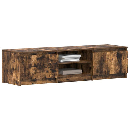 Tv-meubel Kyan - 140x40x35,5 cm - gerookt eiken