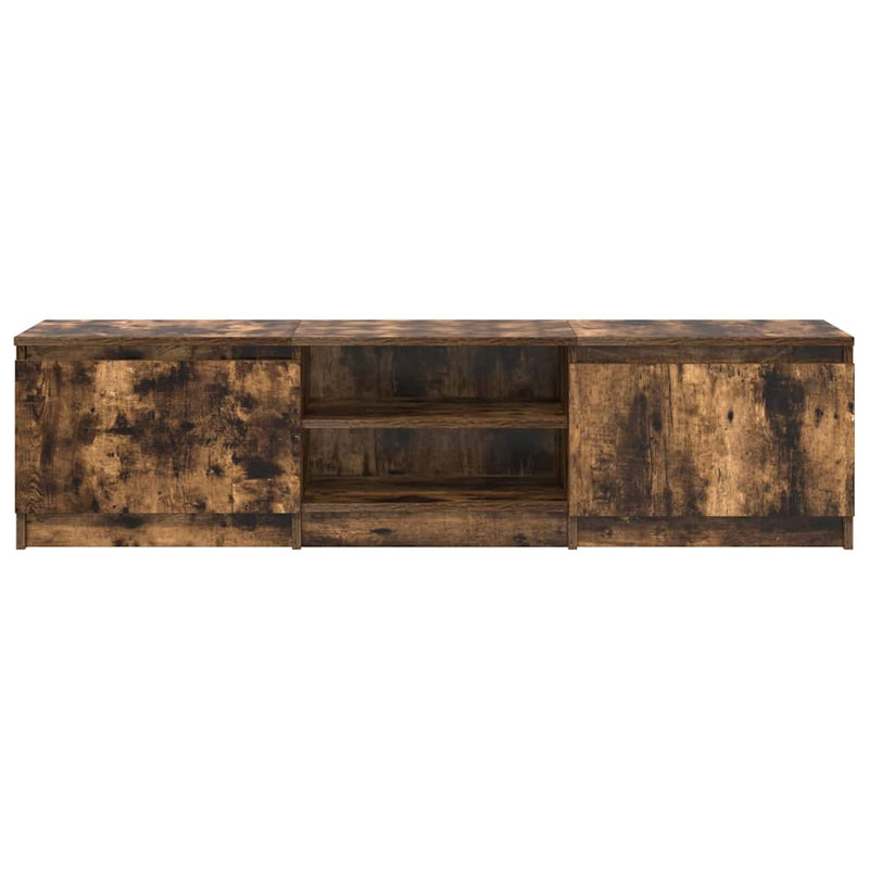 Tv-meubel Kyan - 140x40x35,5 cm - gerookt eiken