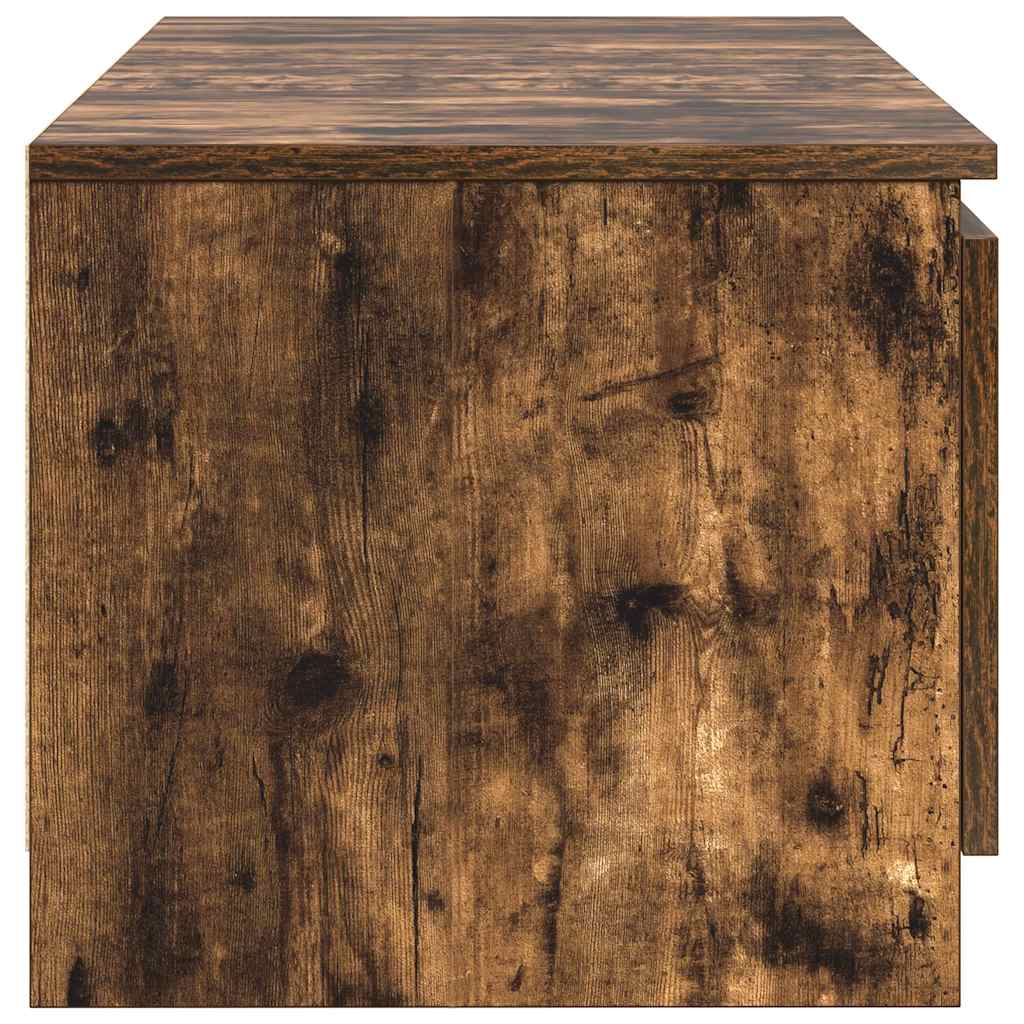 Tv-meubel Kyan - 140x40x35,5 cm - gerookt eiken