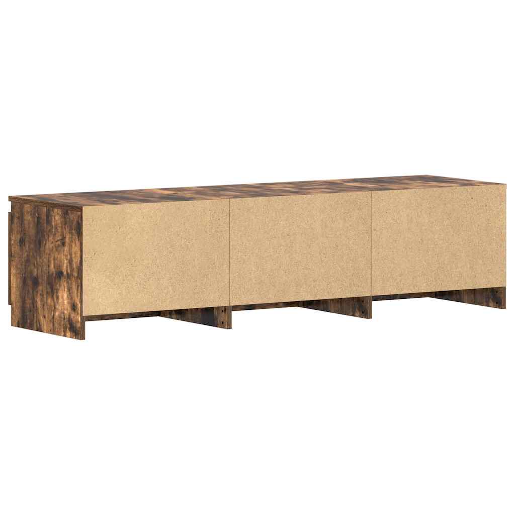 Tv-meubel Kyan - 140x40x35,5 cm - gerookt eiken
