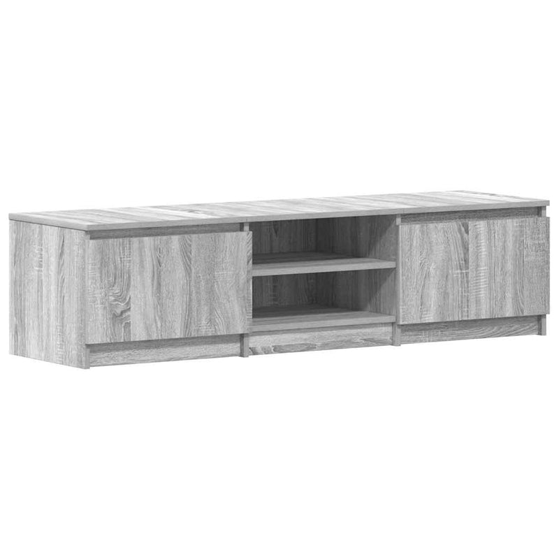 Tv-meubel Kyan - 140x40x35,5 cm - grijs sonoma – extra afbeelding