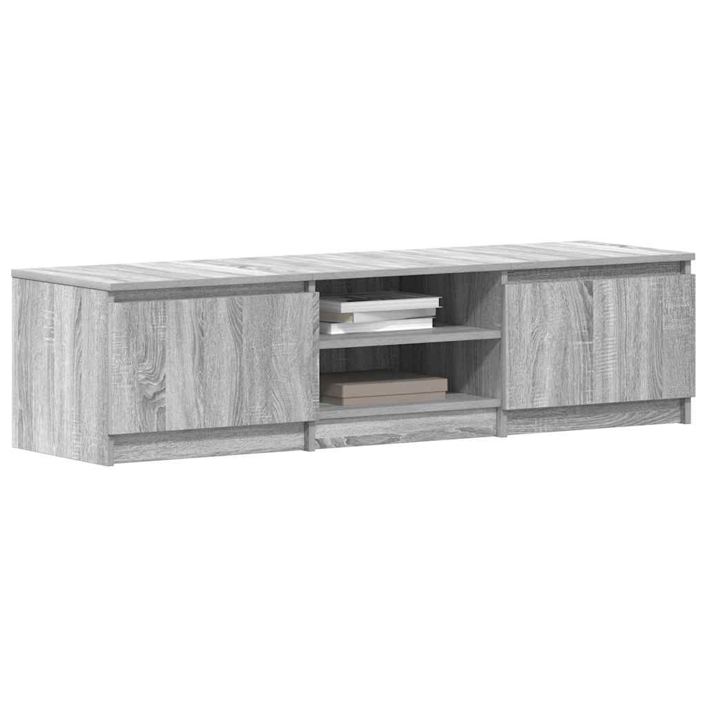 Tv-meubel Kyan - 140x40x35,5 cm - grijs sonoma