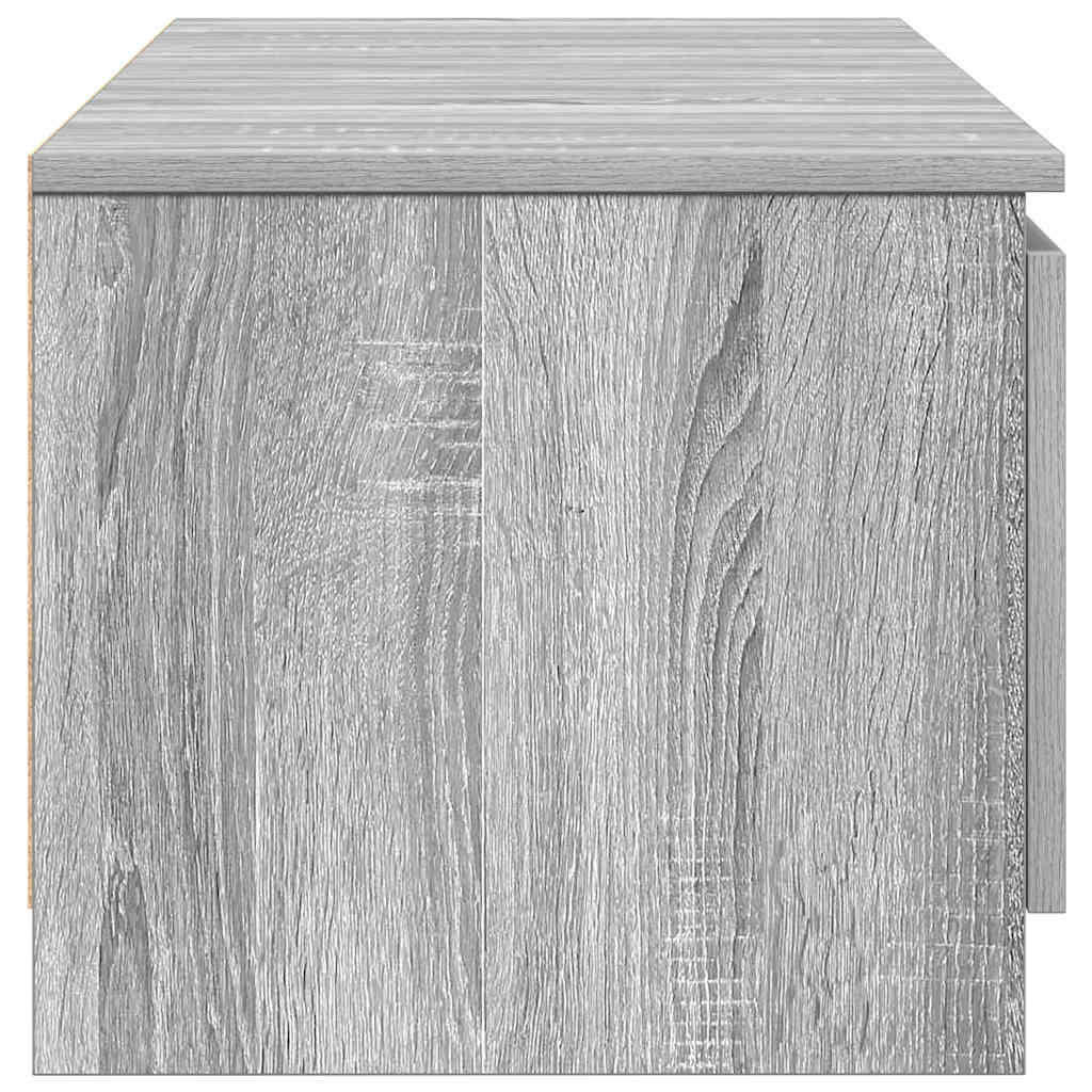Tv-meubel Kyan - 140x40x35,5 cm - grijs sonoma