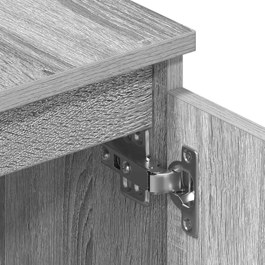 Tv-meubel Kyan - 140x40x35,5 cm - grijs sonoma