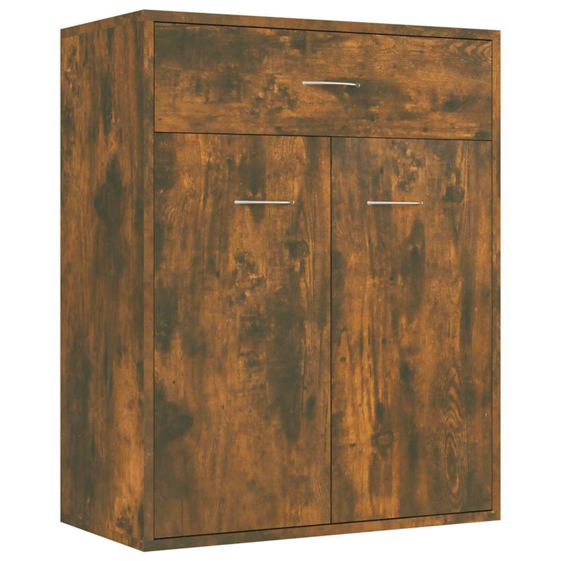 Dressoir Laurent - bewerkt hout - gerookt eiken – extra afbeelding