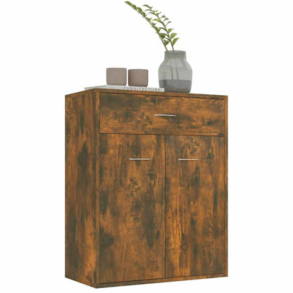 Dressoir Laurent - bewerkt hout - gerookt eiken