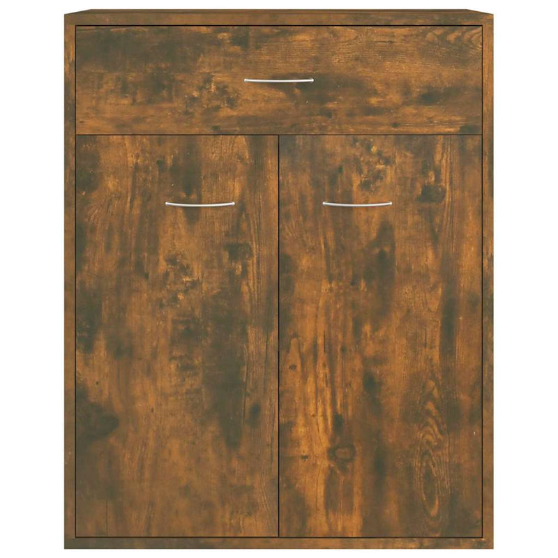 Dressoir Laurent - bewerkt hout - gerookt eiken