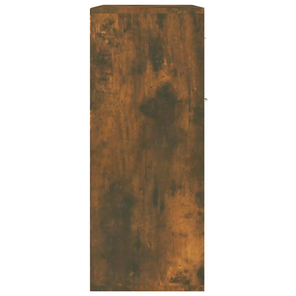 Dressoir Laurent - bewerkt hout - gerookt eiken