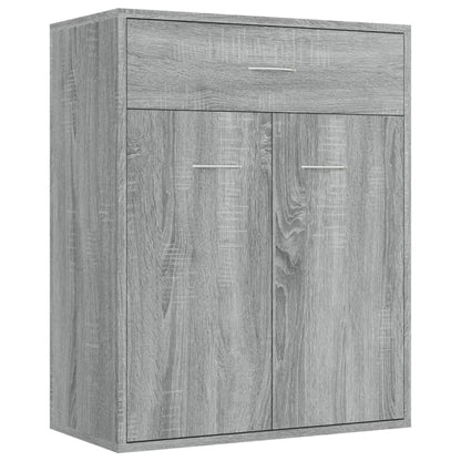 Dressoir Laurent - bewerkt hout - grijs sonoma