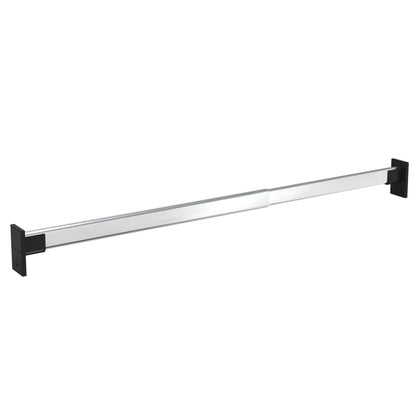 Kledingroedes 2 St Telescopisch 58-100 Cm Zilverkleurig