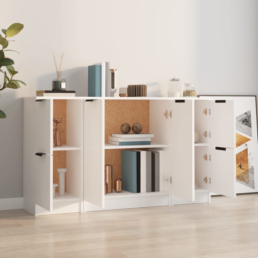 Dressoir Frederik - 3-delig - wit