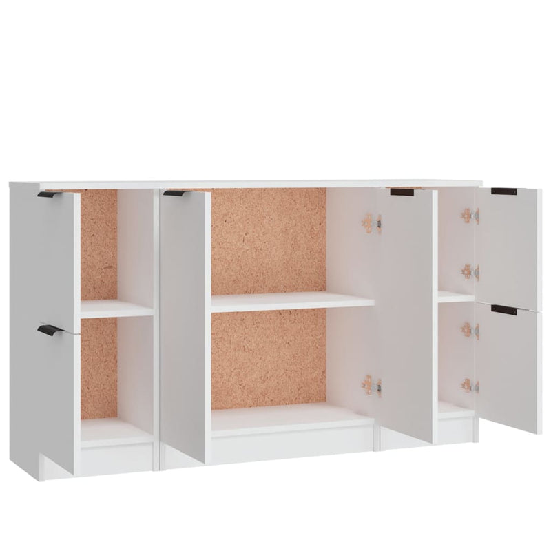 Dressoir Frederik - 3-delig - wit – extra afbeelding